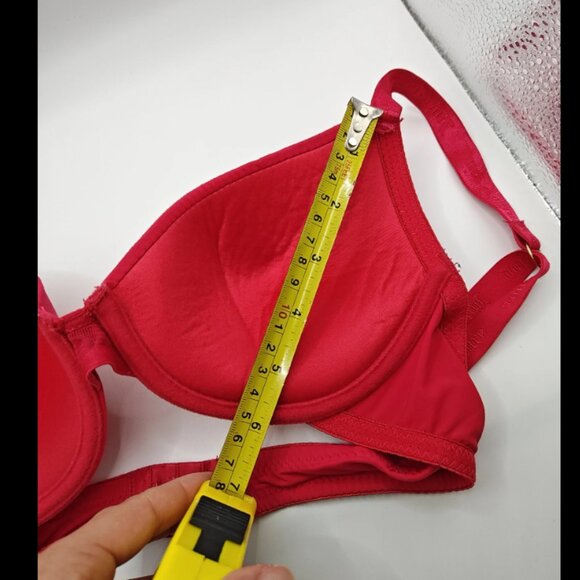 Red Juicy Couture Under Wire Push up Bra Size 34B - Picture 5 of 9